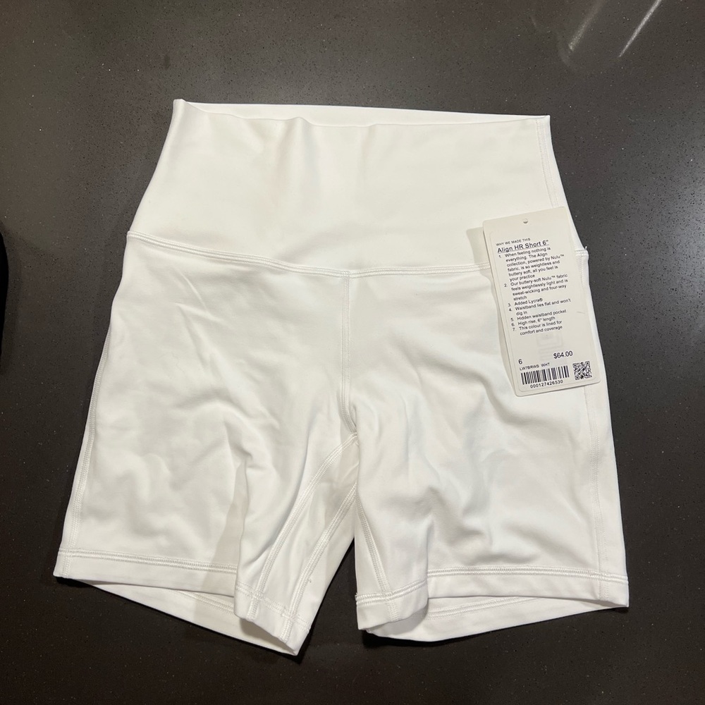 Lululemon align short 6” high rise